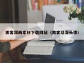 石家庄黑客漫画素材下载网站（黑客动漫头像）